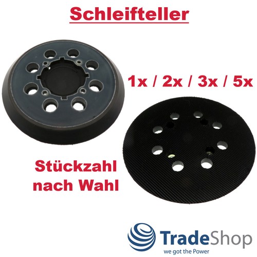 5x schleifteller - 1x/2x/3x/5x,