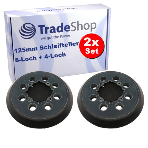 125mm klett schleifteller - 2x,